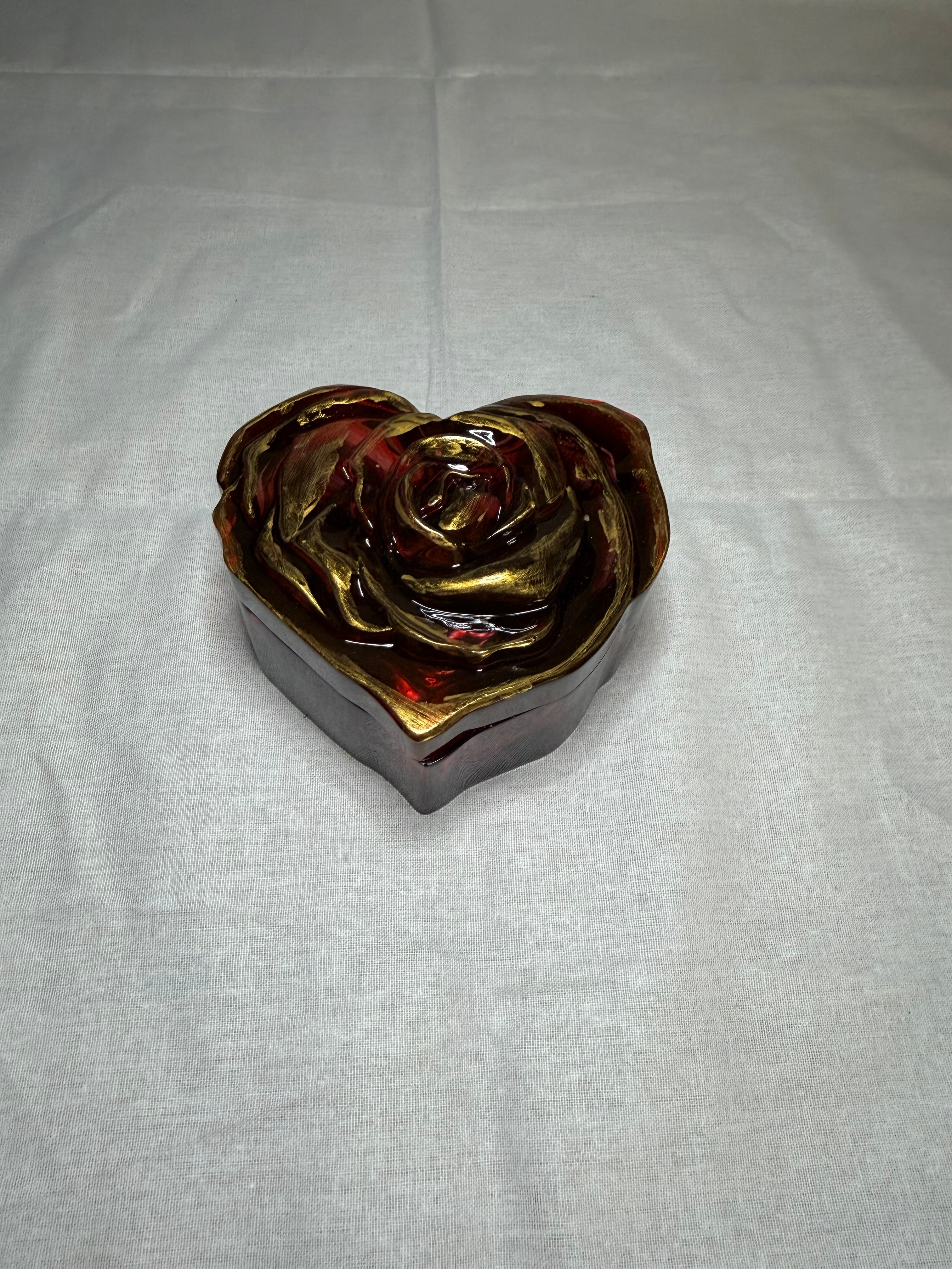 Heart/Flower Trinket Box
