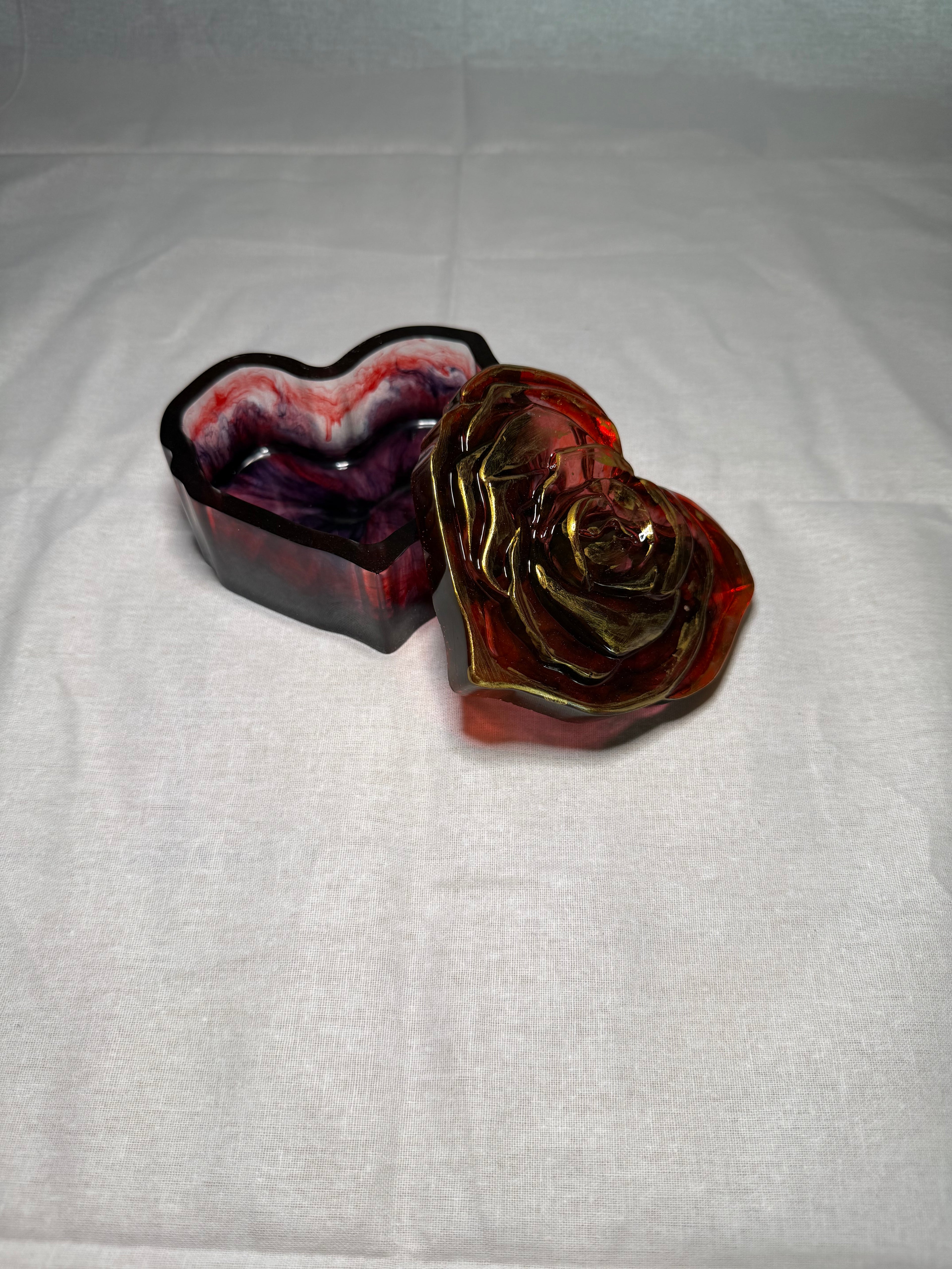 Heart/Flower Trinket Box