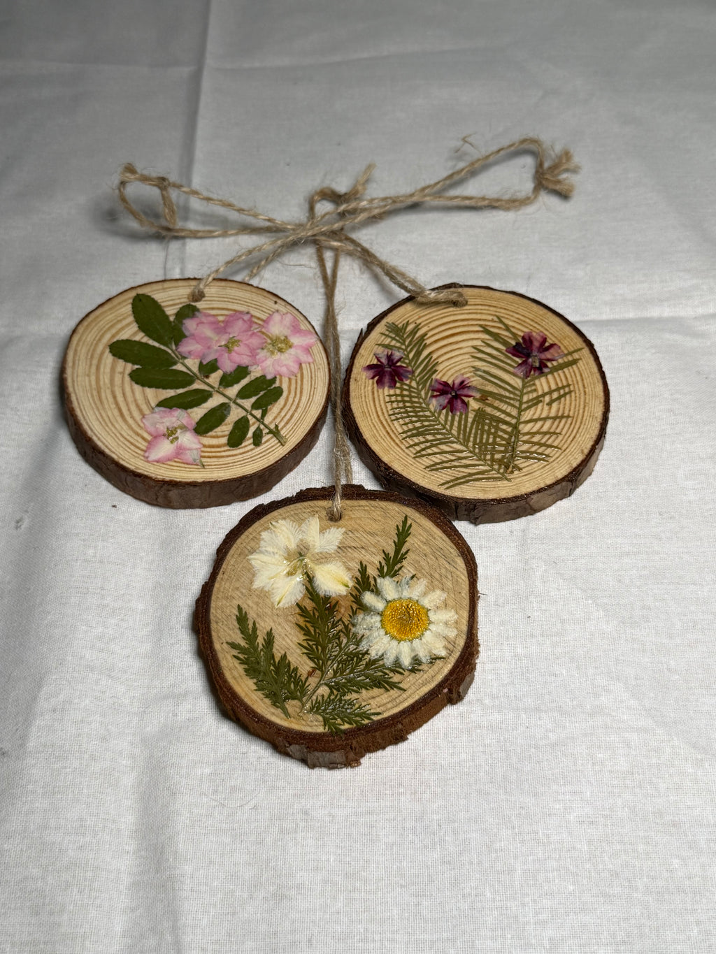 Flower Wooden Wall Charms