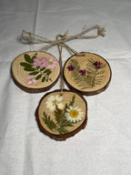 Flower Wooden Wall Charms