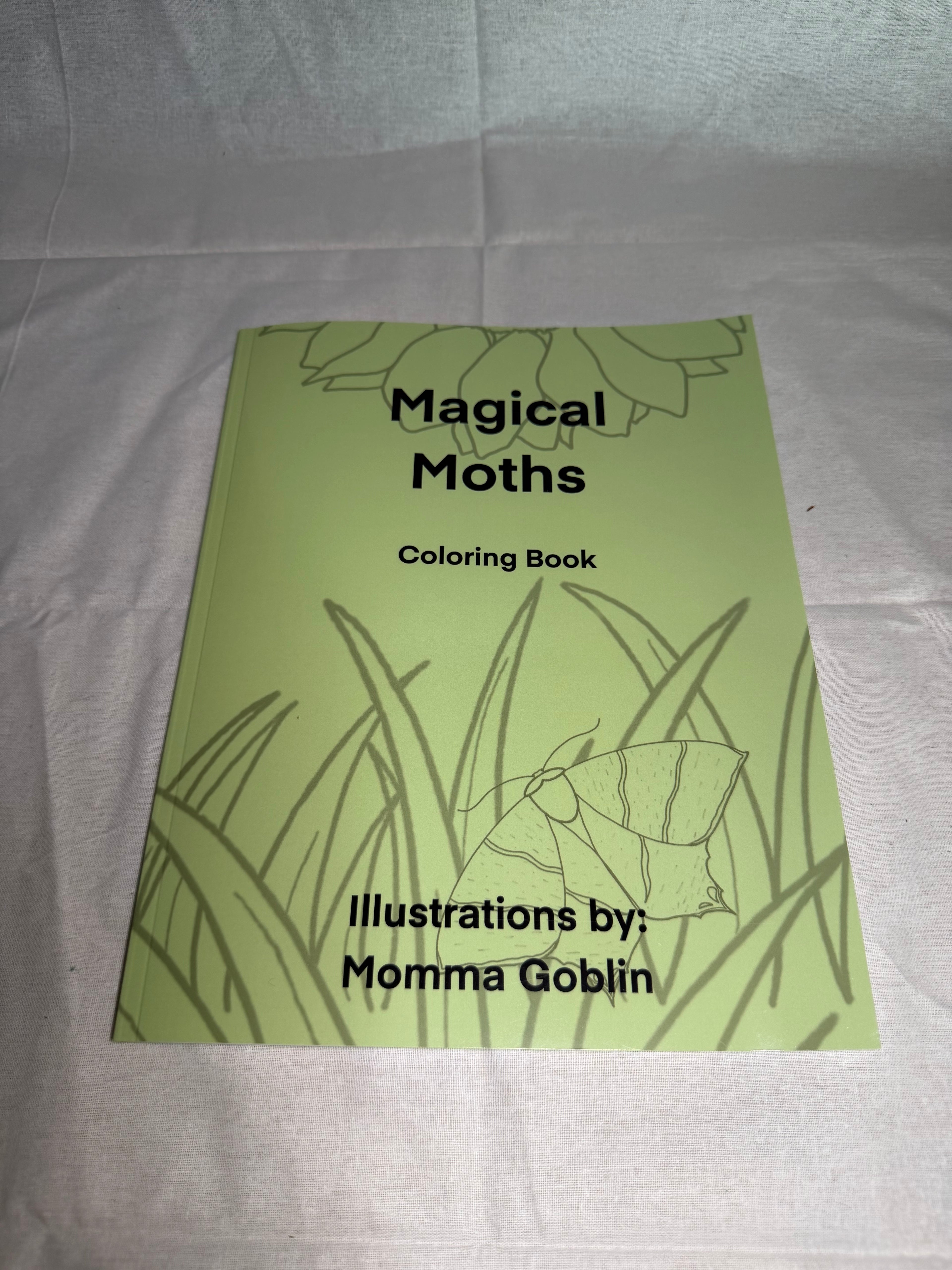Magical Moths Coloring Book