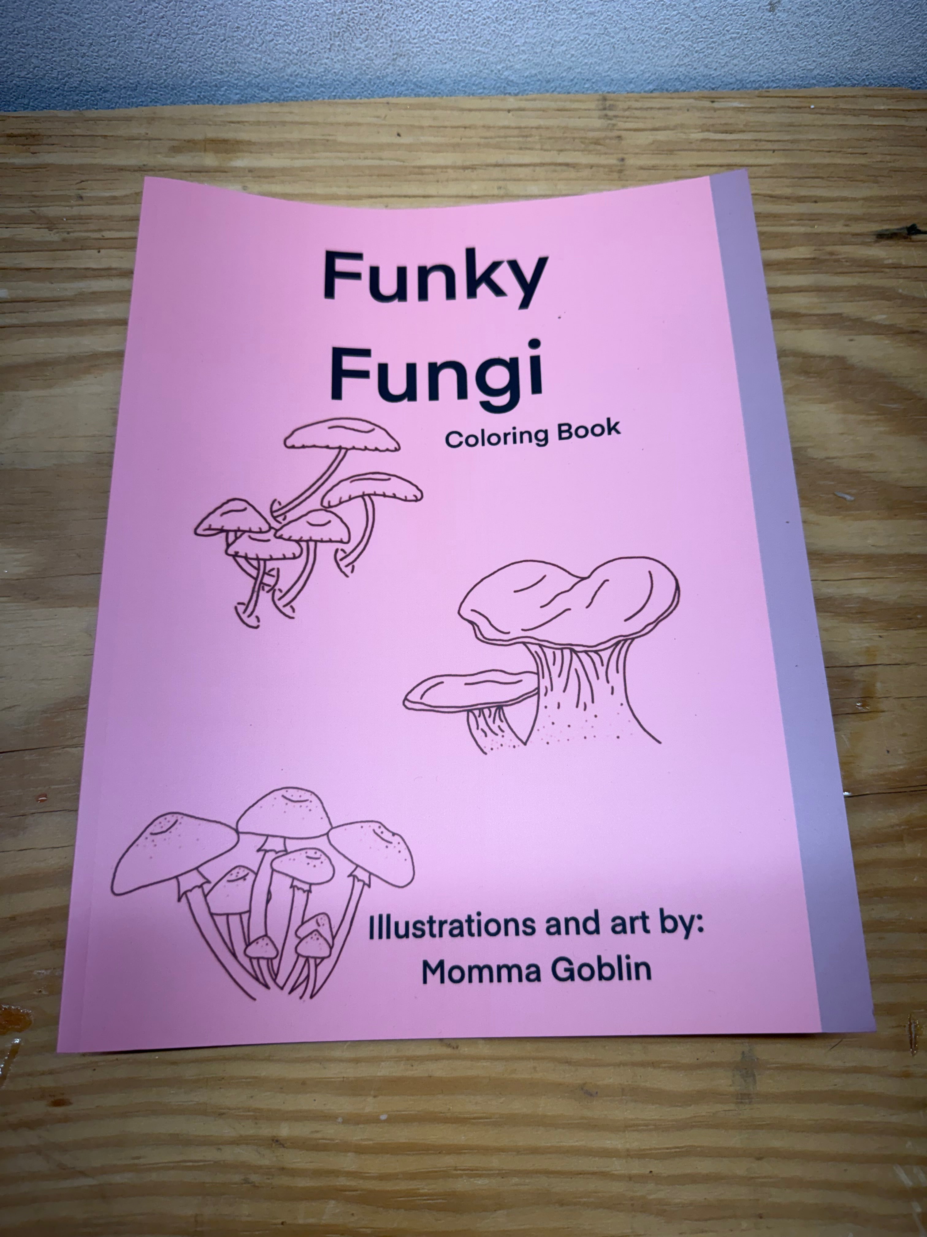 Discounted Funky Fungi Coloring Book