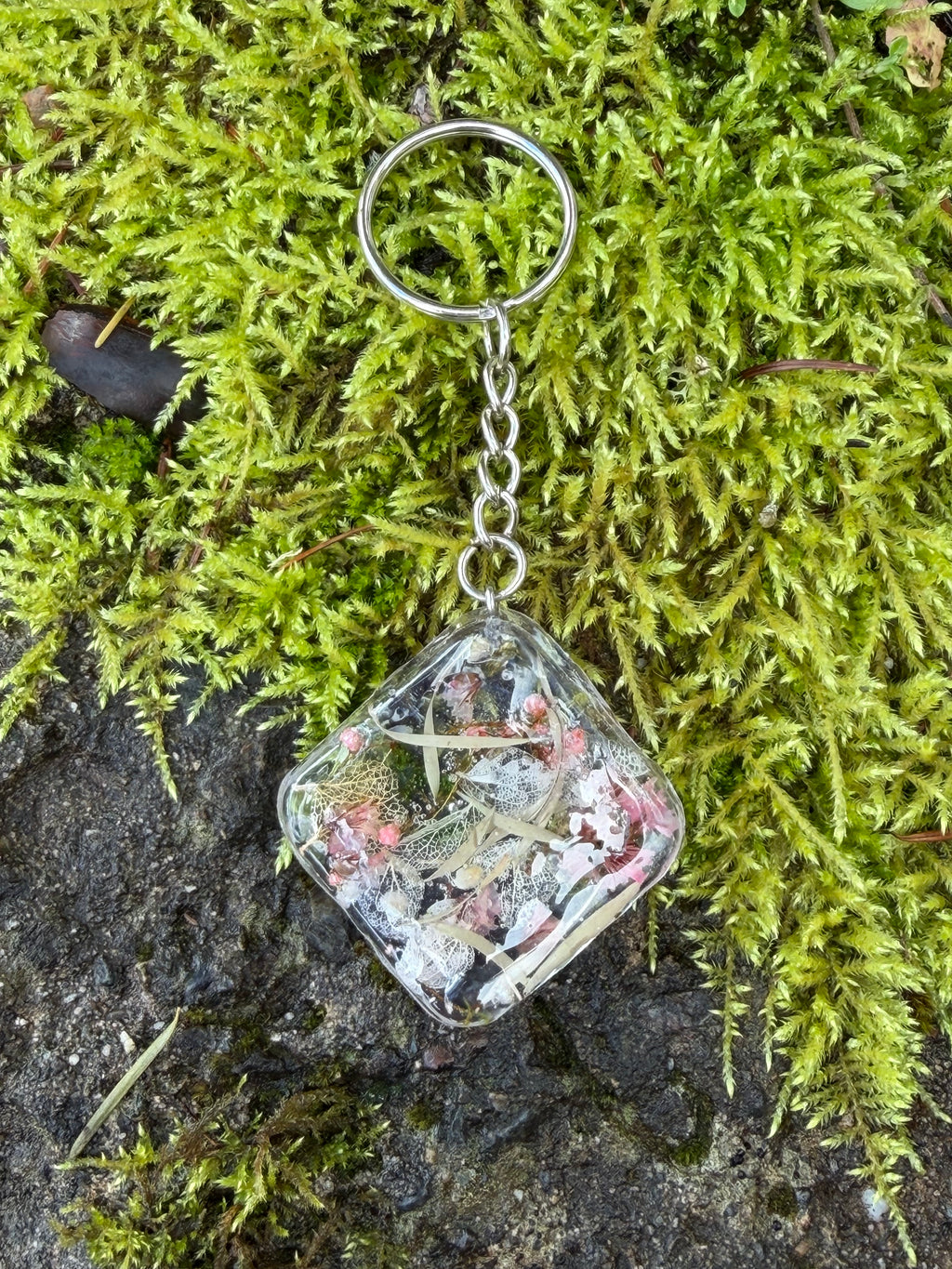 Garden Ice Cube Key Chains