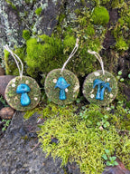 Mushroom Wooden Wall Charms