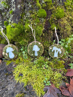 Mushroom Wooden Wall Charms